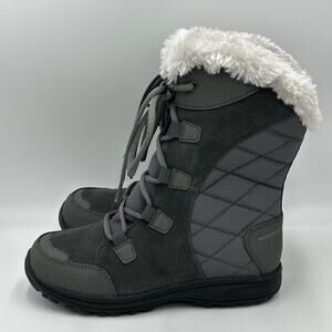 NWT Columbia Ice Maiden II Gray Winter Boots Womens Size 6 200g Insulation NEW